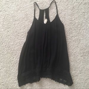 Black tunic with lace